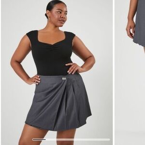 Pleated A line mini skirt forever 21